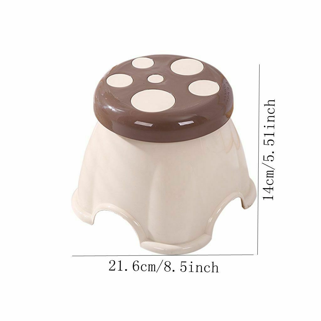 2x Non-Slip Kids Cartoon Seat Thickening Low Bench for Home Living Room