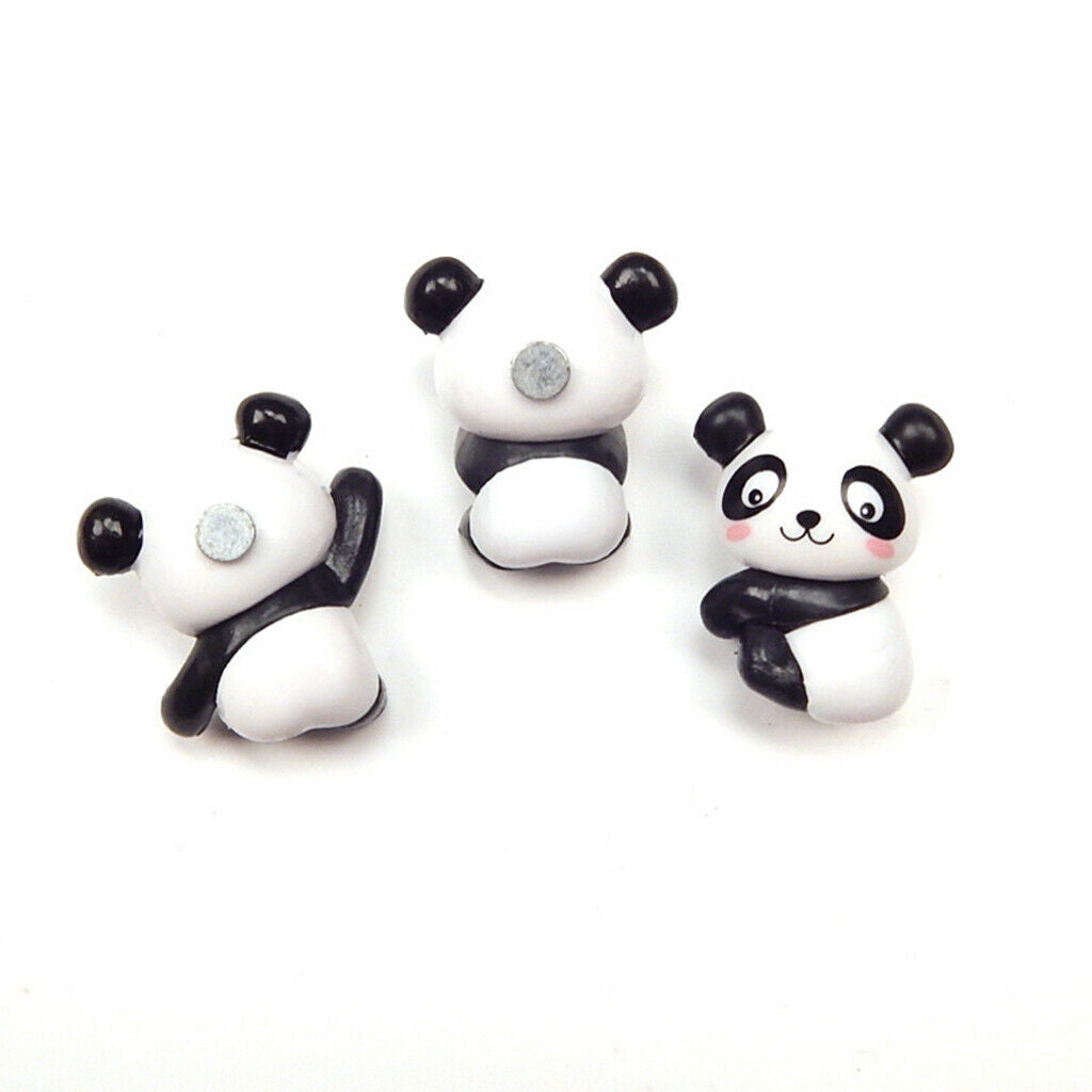 set of 8 Panda Refrigerator Magnet Kitchen Fridge Stickers Map Decor Gifts