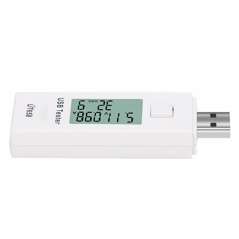 Ut658 Digital Usb Tester U Disk Mobile Power Charger Voltmeter Ammeter Max 9V