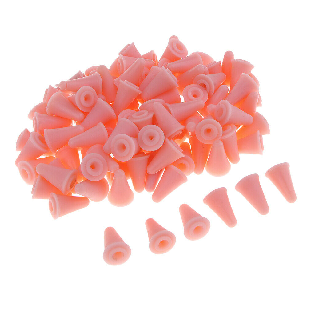 50Psc Rubber Knit Knitting Needles Point Protectors Stoppers Craft 13x190mm