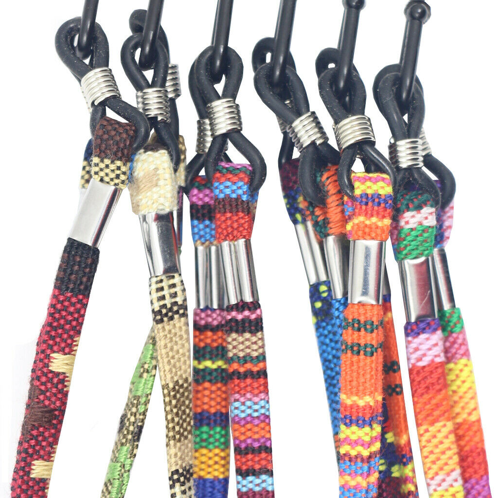 Lots 5 Colorful Reading Eyeglass Strap Retainer Sunglasses Eyewear Cord
