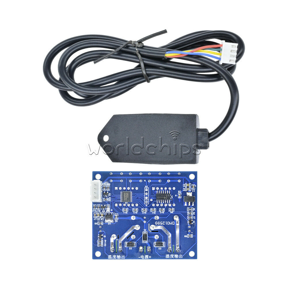 DC 12V Dual LED Temperature & Humidity Control XH-M452 Thermostat +Sensor Probe