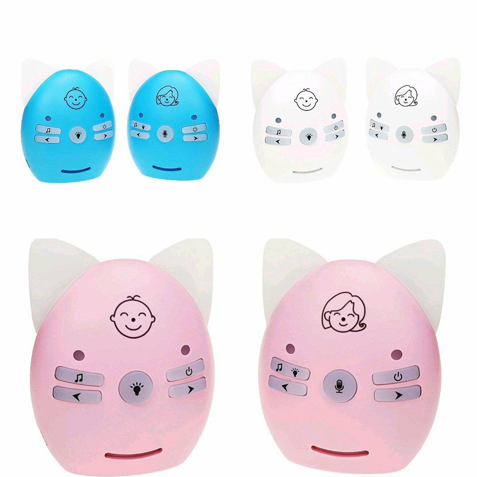 Baby Detector Infant Digital Audio Crystal Clear Voice AU Plug Pink AU plug