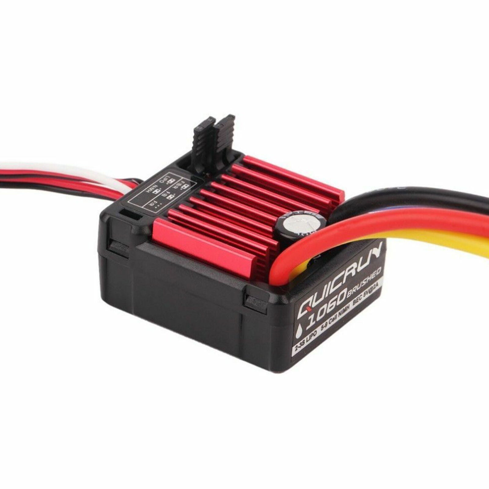 Hobbywing QuicRun Accesorios 1:10 Brush 1060 Impermeable 60A ESC RC Car