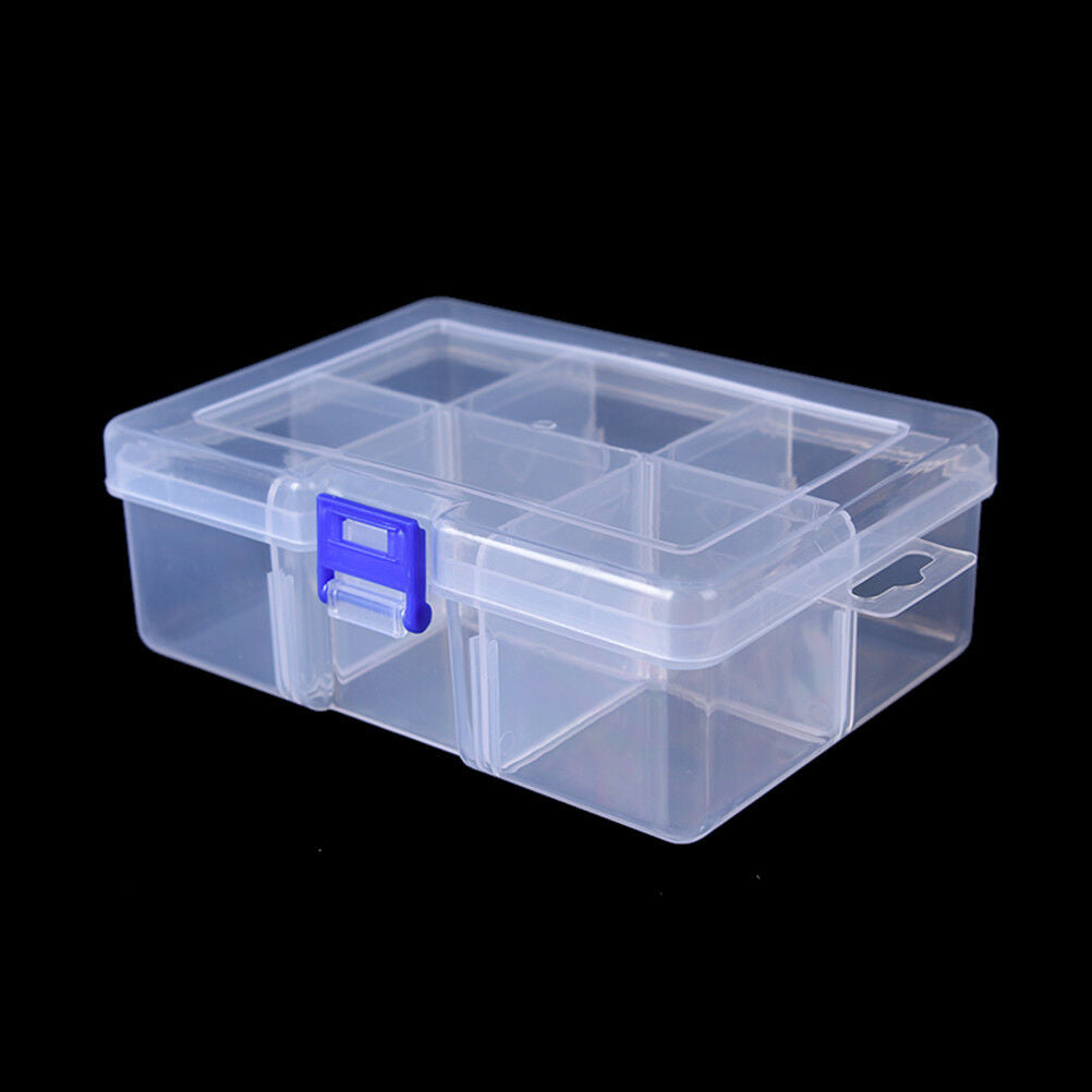 Big 6 compartments fishing lure tackle hook bait storage box container cas.l8