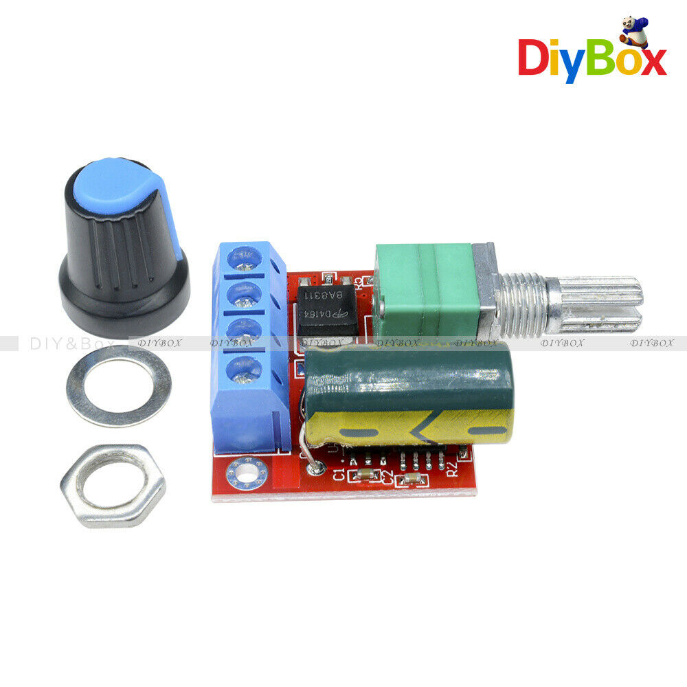 [2PCS] 4.5V-35V 0-5A 20khz LED PWM DC Motor Controller Speed Regulation Dimmer