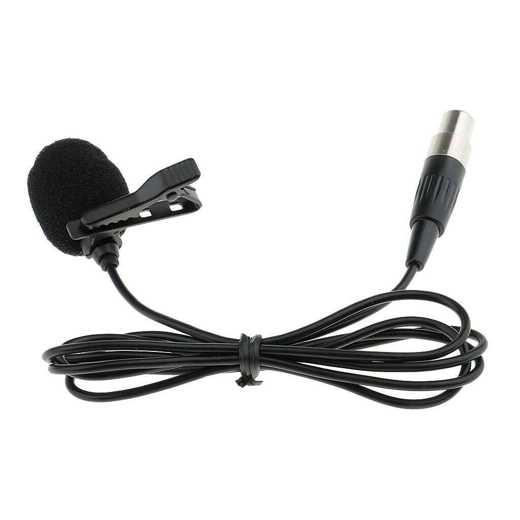 Professional 3pin lapel / lavalier microphone for voice amplifier speakers