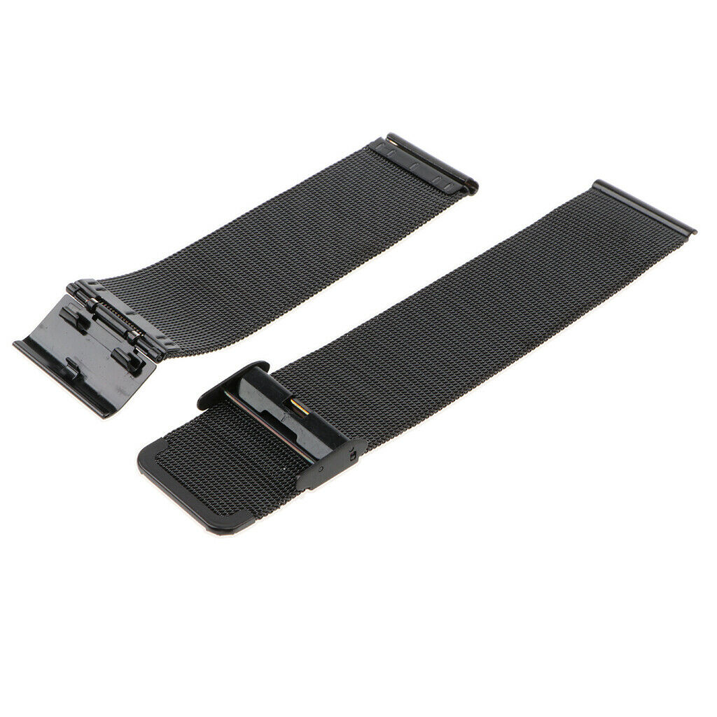 Loop Wristband Strap For Suunto Spartan Sport Watch Stainless Steel black