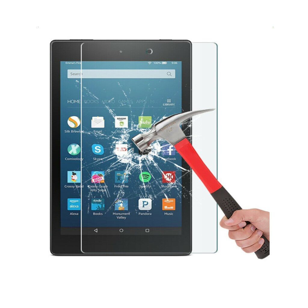 9H Tempered Glass Screen Protector Film for Kindle Fire HD 8 2015