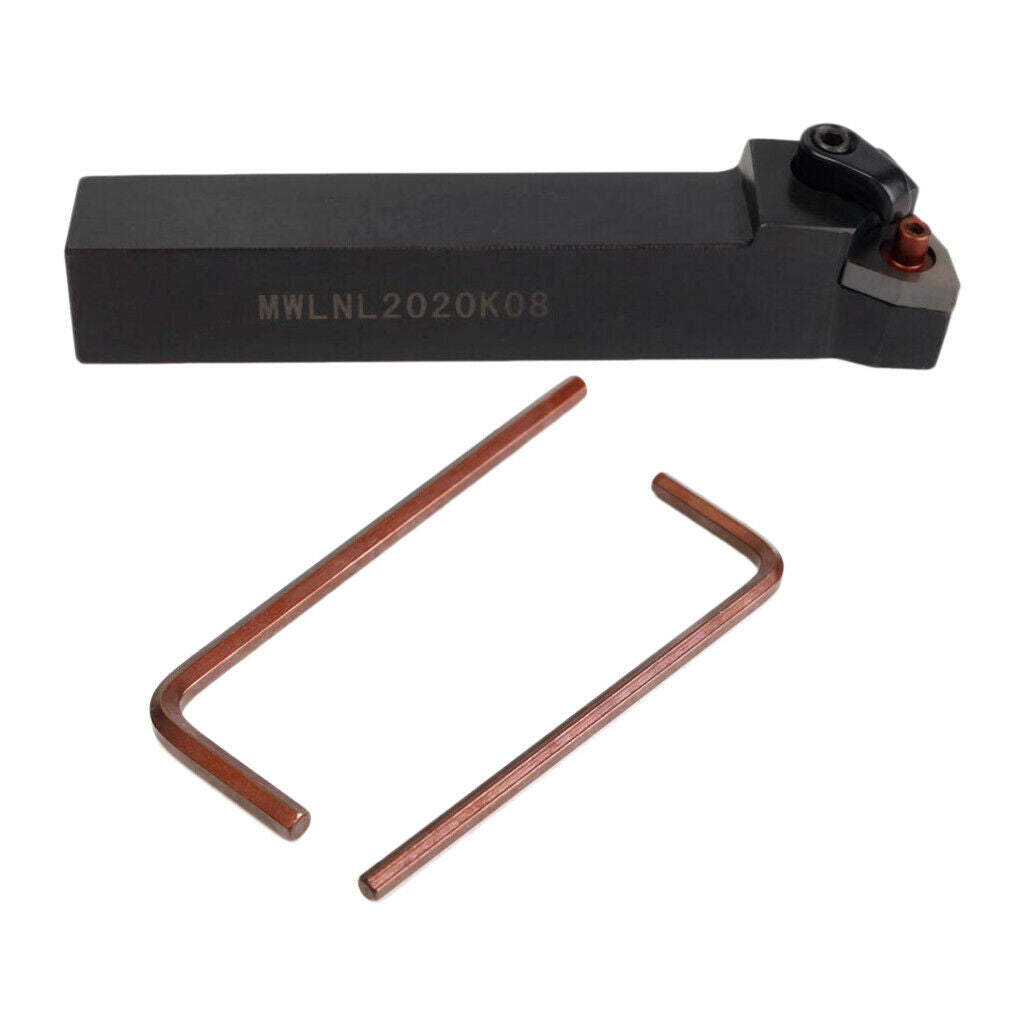 Metal 2020K08 CNC Lathe 95 Deg Turning Milling Tool Holder 125mm w/ Wrench