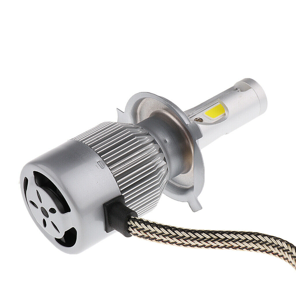 7200LM 72W High Power LED 9003/H4 Headlight High Low Beam Bulbs White 6000K