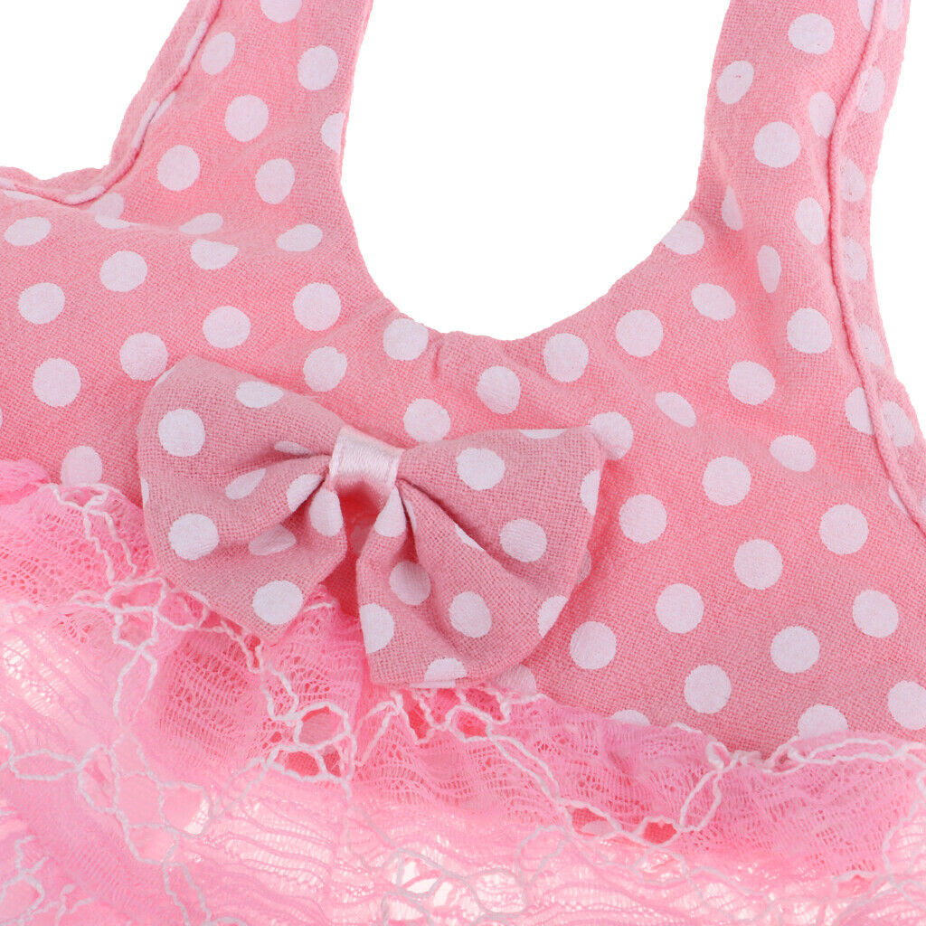 Cute V-neck Ballet Skirt & Hat Suit for 18inch Accessory Pink