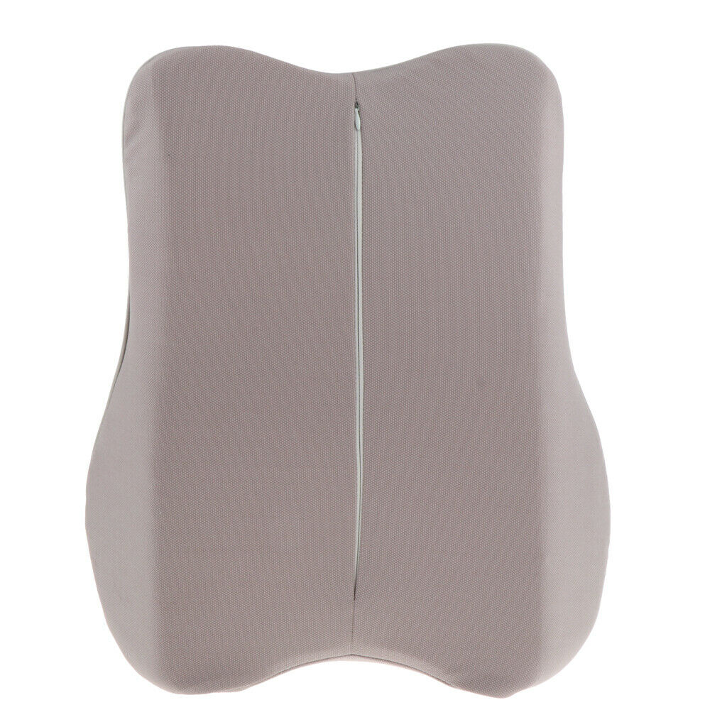 2pcs Car Memory Foam Lumbar Support Cushion Back Pillow for Office Chair