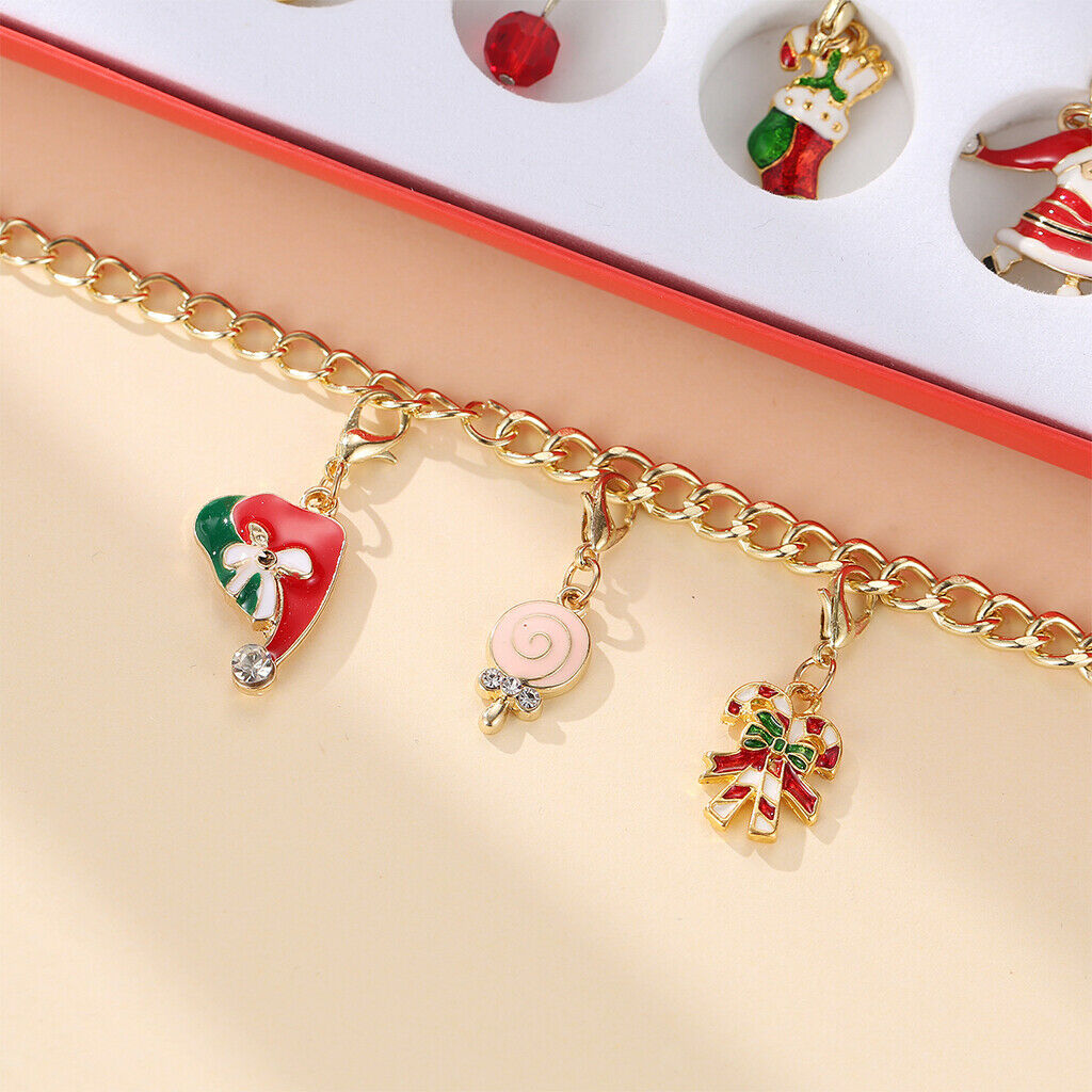 Christmas Pendant Charm Christmas Calendar Diy Scrapbooking for Kids Gifts
