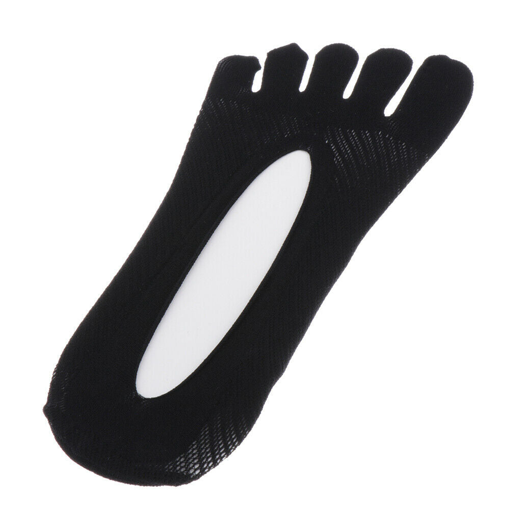4 Pairs of Invisible Low Cut Socks for Women with Five Fingers of The