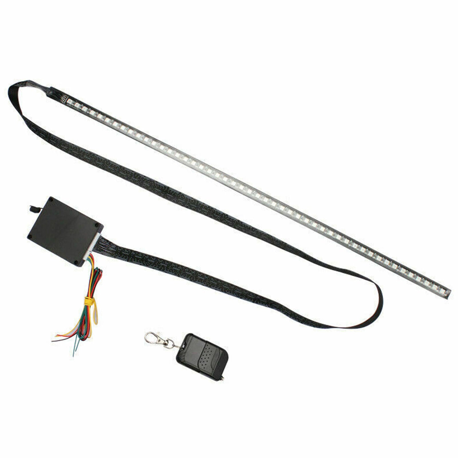 Multi-7 Color 48 LED Knight Night Rider Scanner Light Bar Car Flash Wireless