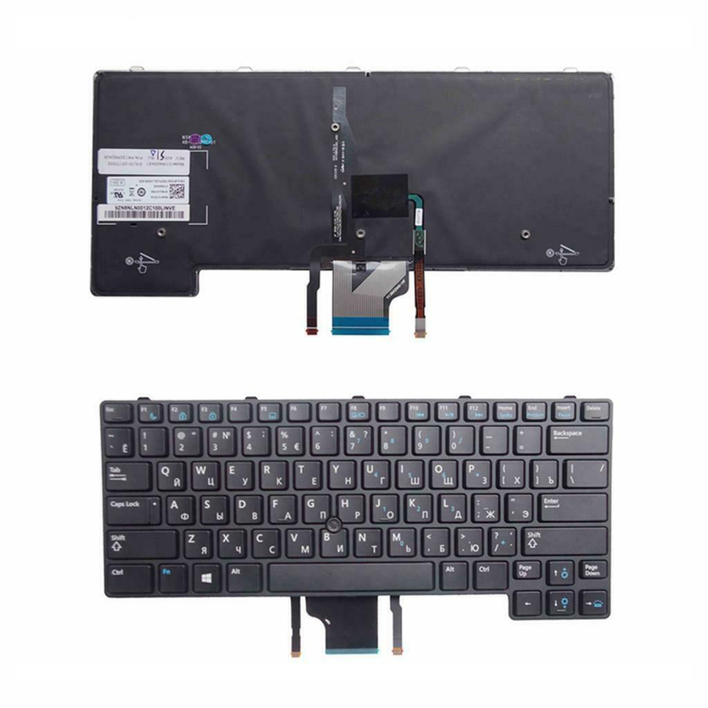 Replacement Russian Portable Backlit Keyboard For  E6430U E6430S 6530U