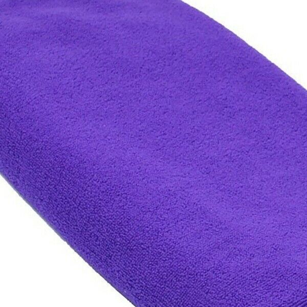 Durable Fast Drying Microfiber Bath Towel Travel Gym Camping Sport purple F9W1W1