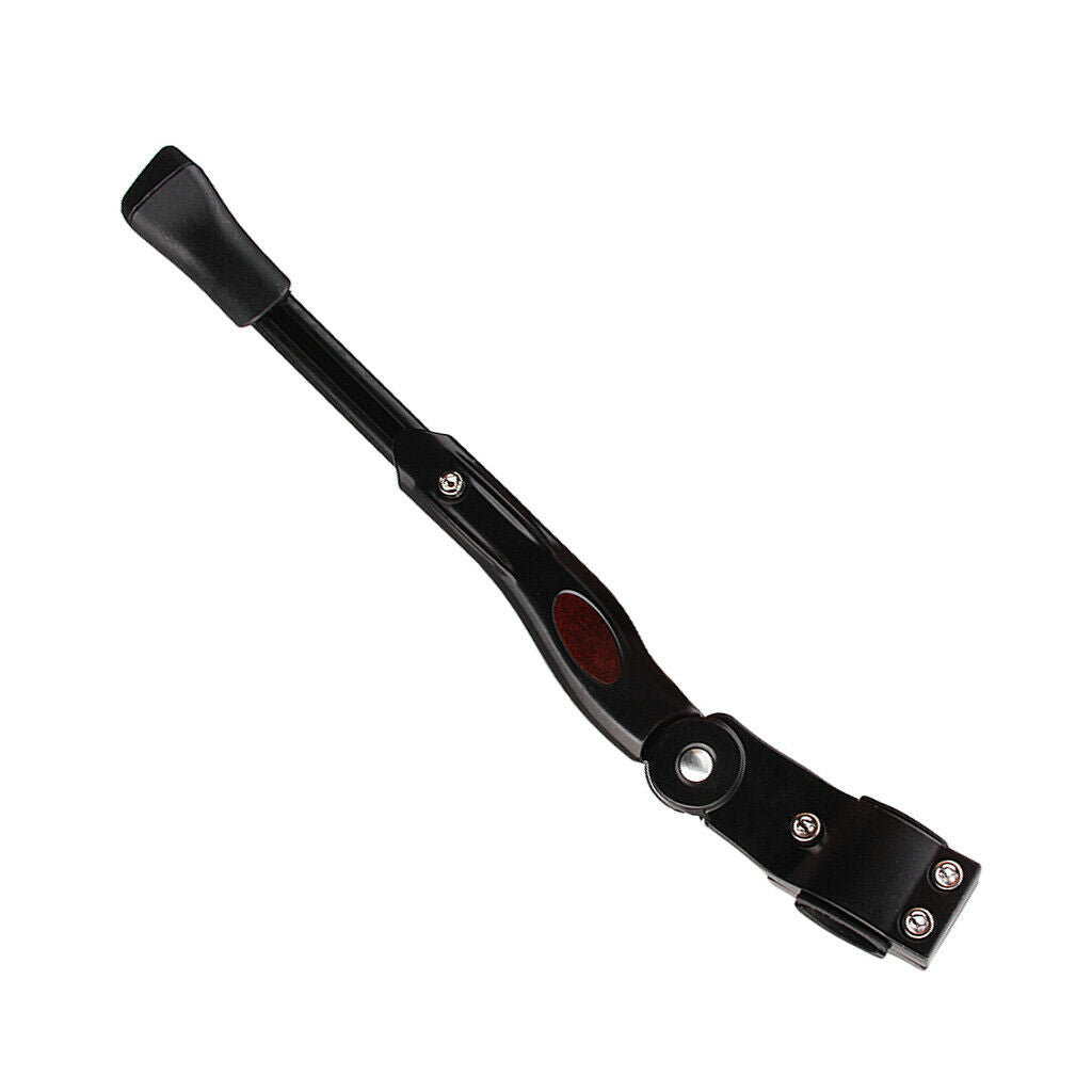 Adjustable Alloy Side Kickstand for Road Bike Mountain Bicycle - Black