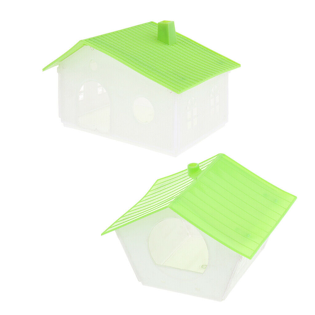 2Pcs Parakeet Nest Box Bird House Budgie Breeding Box for Lovebirds, Parrot Bird
