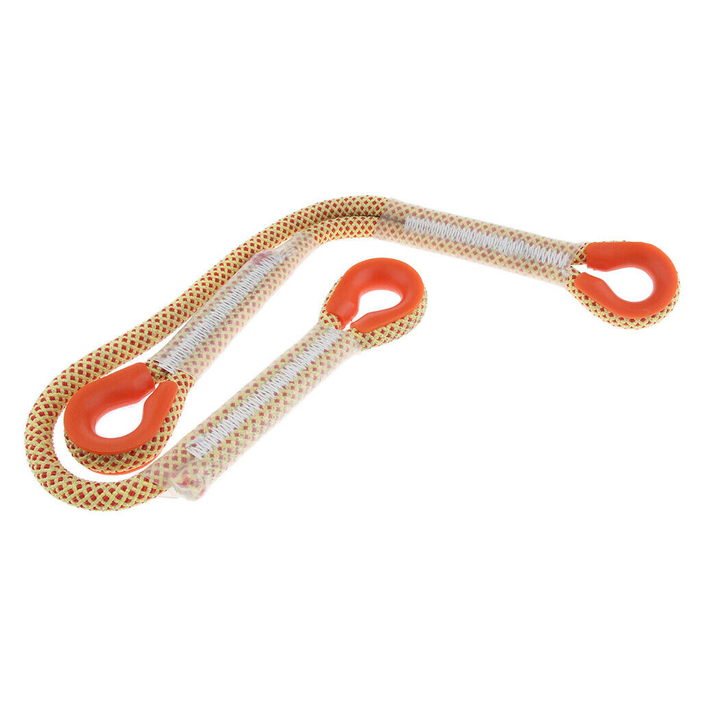 11mm 20kN Prusik Cord Loop Safety Y Lanyard for Climbing Tree Arborist