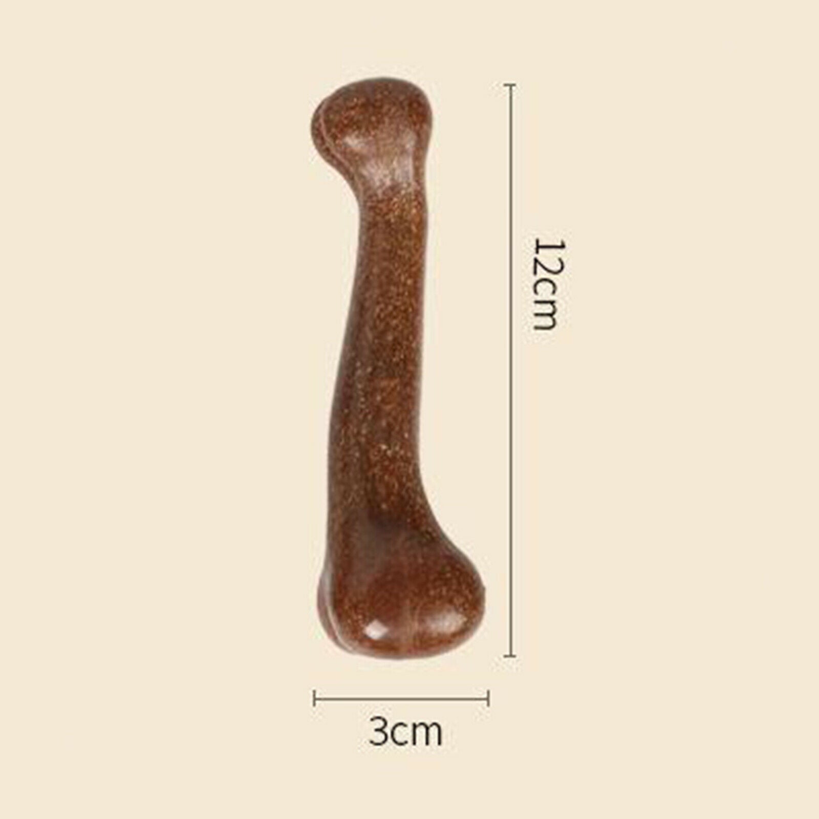 2 Pack Indestructible Tough Dog Chew Toys Natural Bamboo Fibers Dog Chewing Bone