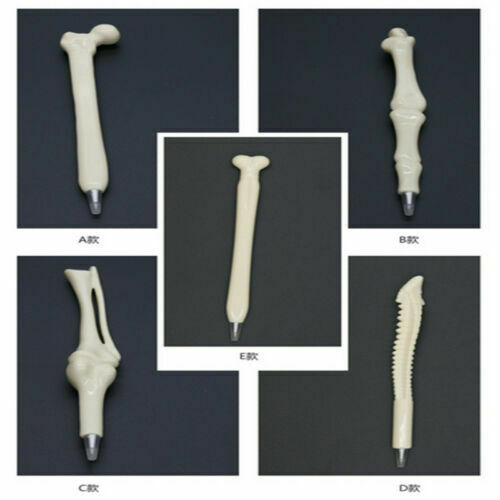 Novelty Writing Supplies Bone Shape Ball Point Pen Creative Stationery XMAS Gift