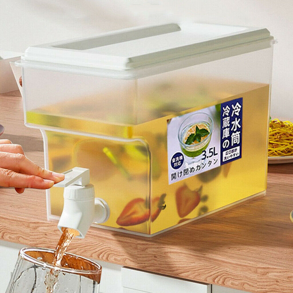 1pc 1 Gallon Mix Drinks Water Jug for  Fruit Tea Cold Drink Pitcher