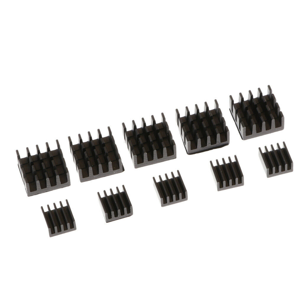 5Pairs For Raspberry Pi 2/B+ Aluminum Heatsink Cooling Fin 14x14mm Aluminum