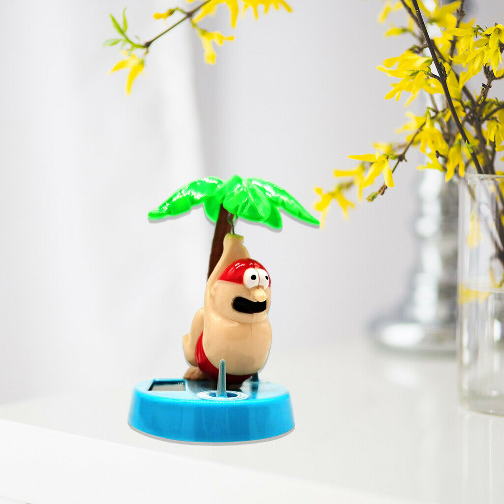 Solar Powered Animal Swinging Animated Shark Window Car Dashboard Desk Gifts