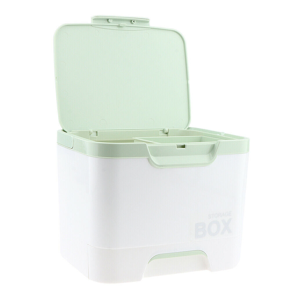 Multipurpose First Aid Nail Art & Makeup Supply Case Storage Organizer Box Light