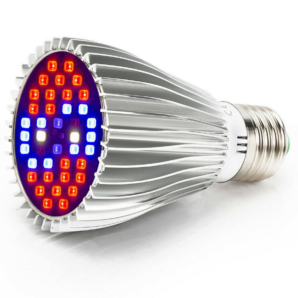 LED Grow Light Bulb Hydro Full Spectrum Indoor Plant Veg Flower  30W