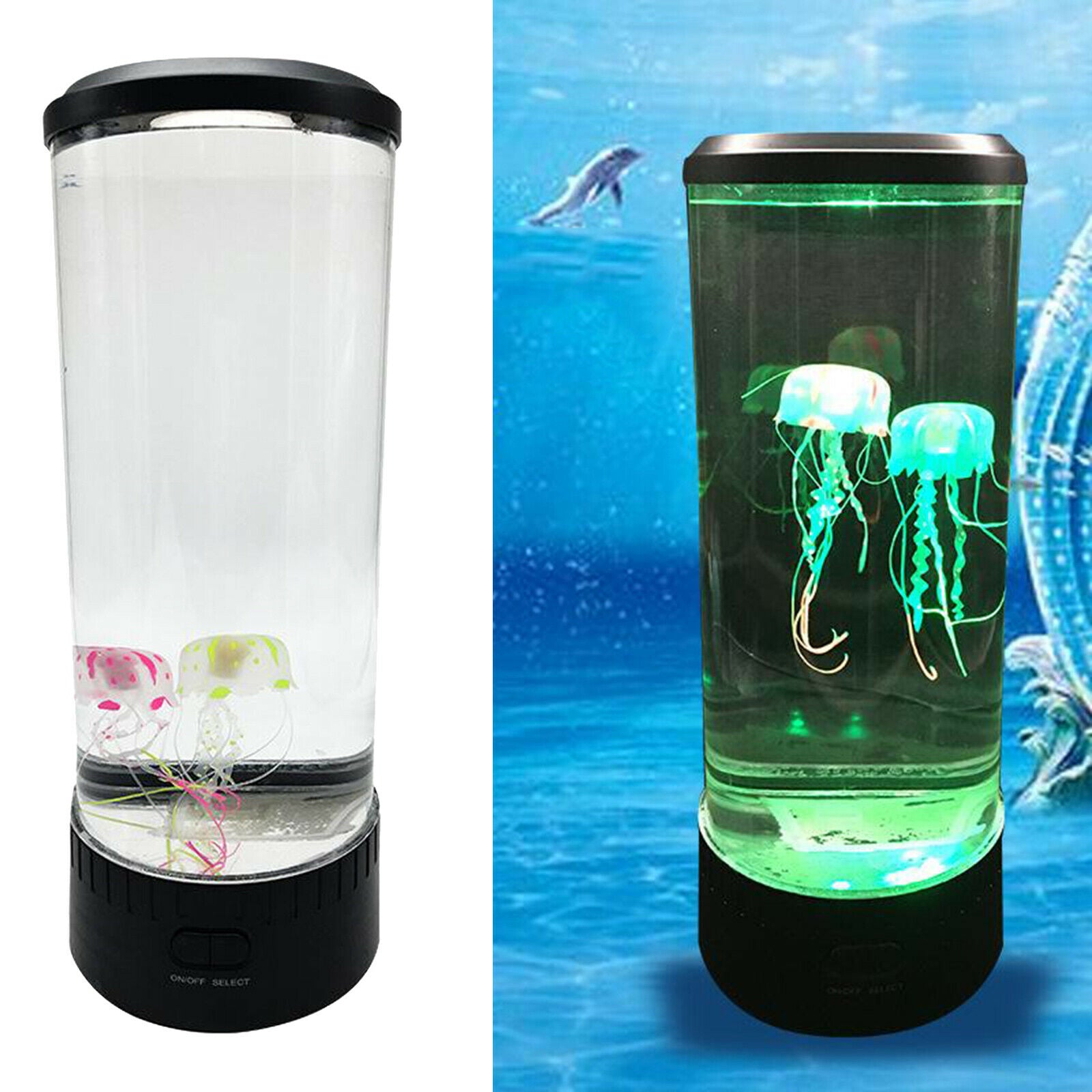LED Jellyfish Lamp USB Jellyfish Lamp Electrical Aquarium Tank Mood Night Lights
