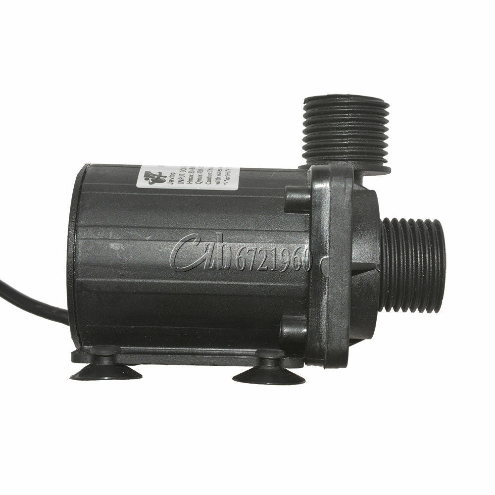800L/H DC 12V 24V Hot Water Circulation Pump Solar Water Pump Brushless Motor