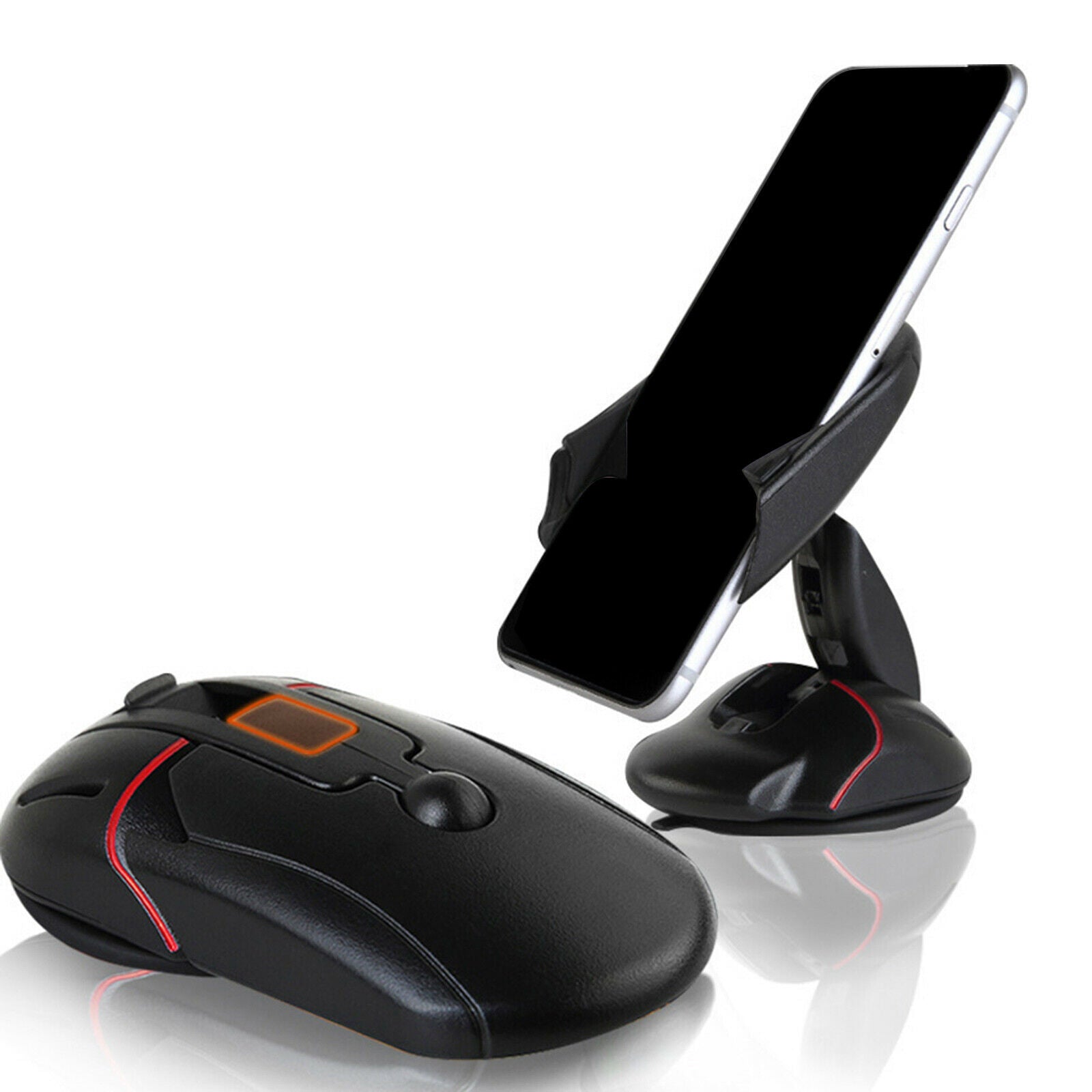 Adjustable Mouse Mobile Phone Bracket Silicone Base Suction Pad Smartphones