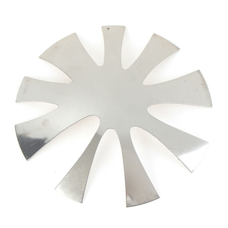 Nail Cutter Plate French Manicure Style V-Shape Stainless Steel Nail Art WF