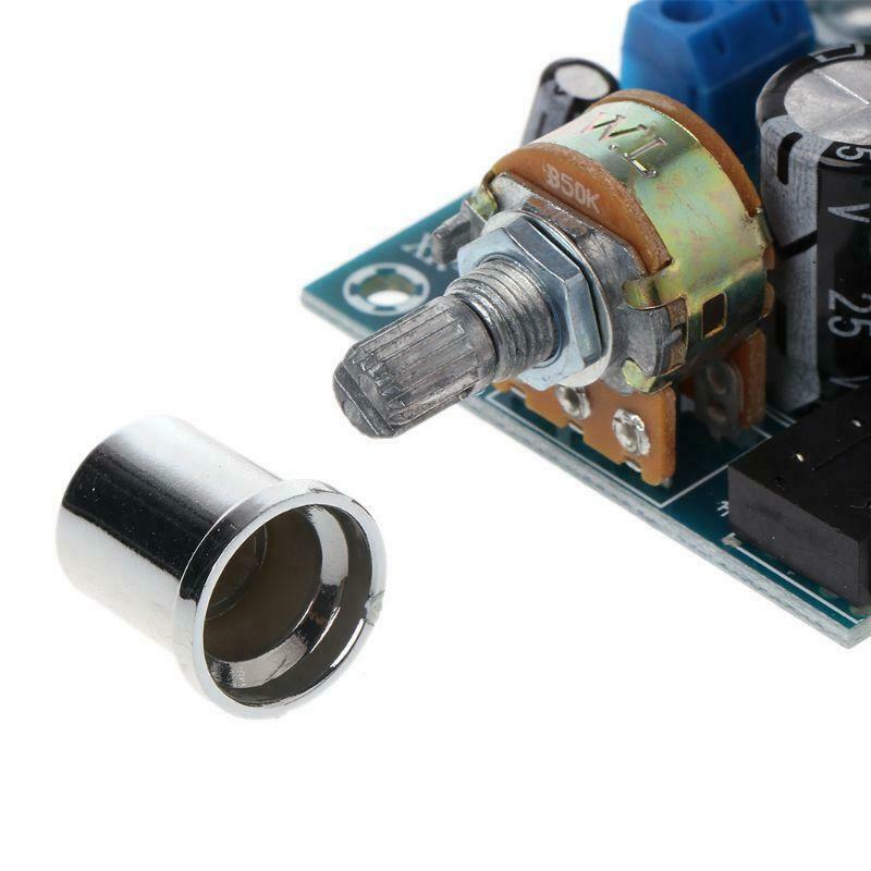 2x15W DC 9-15V TDA7297 Blue Dual Channel Digital Audio Power Amplifier Board