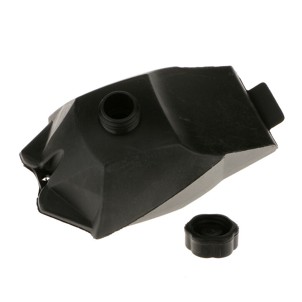 Black Gas Fuel Tank With Cap Heavy Duty For 49cc Motorcycle ATV Dirt Bike