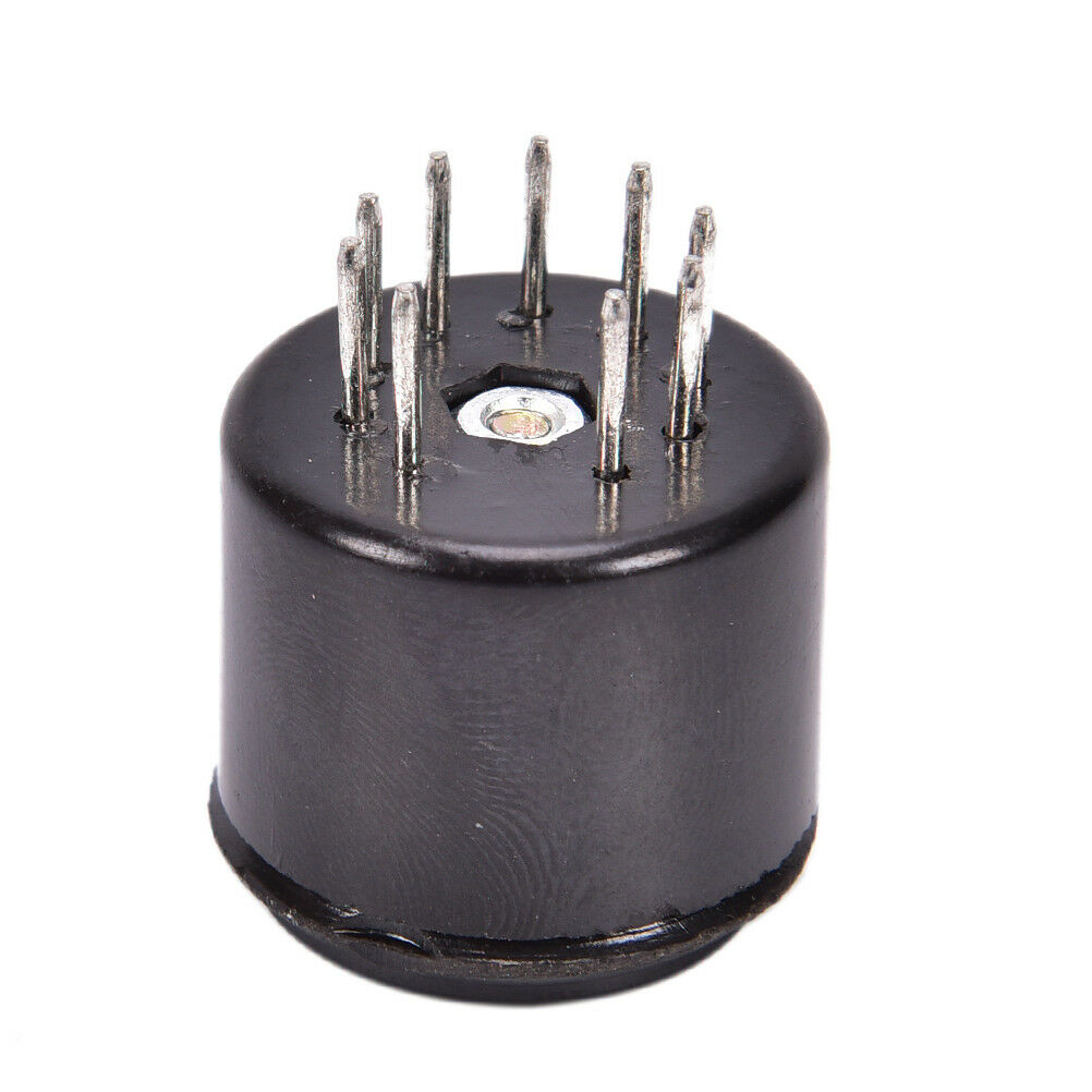 9Pin Bakelite Vacuum Tube Socket Saver base For 12AX7 ECC82 ECC8.l8