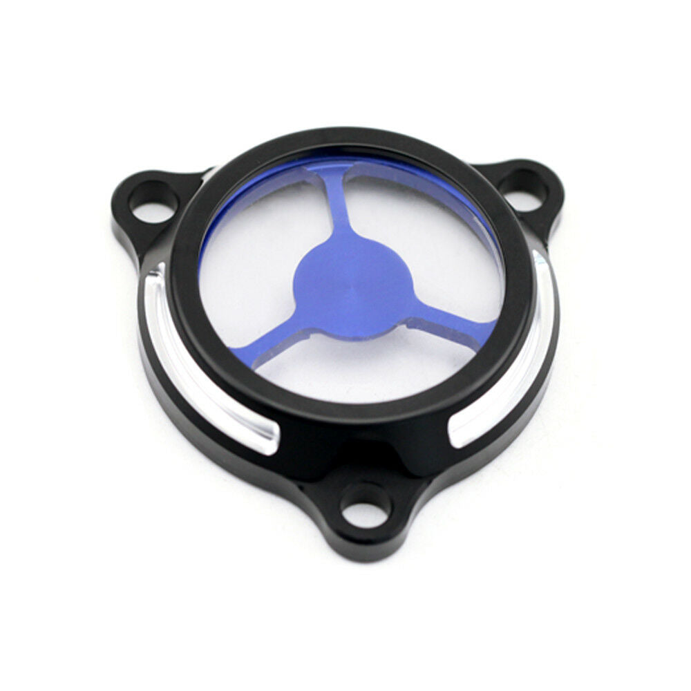 Blue CNC Engine Oil Filter Cover Cap For SUZUKI DRZ400S/SM 2000-2021 Dirt Bike