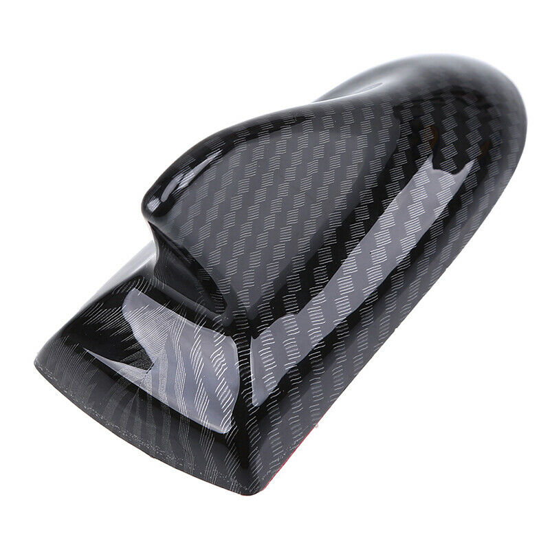 1Pcs Universal Black Shark Fin Carbon fiber Style Antenna Decorative Car Roof