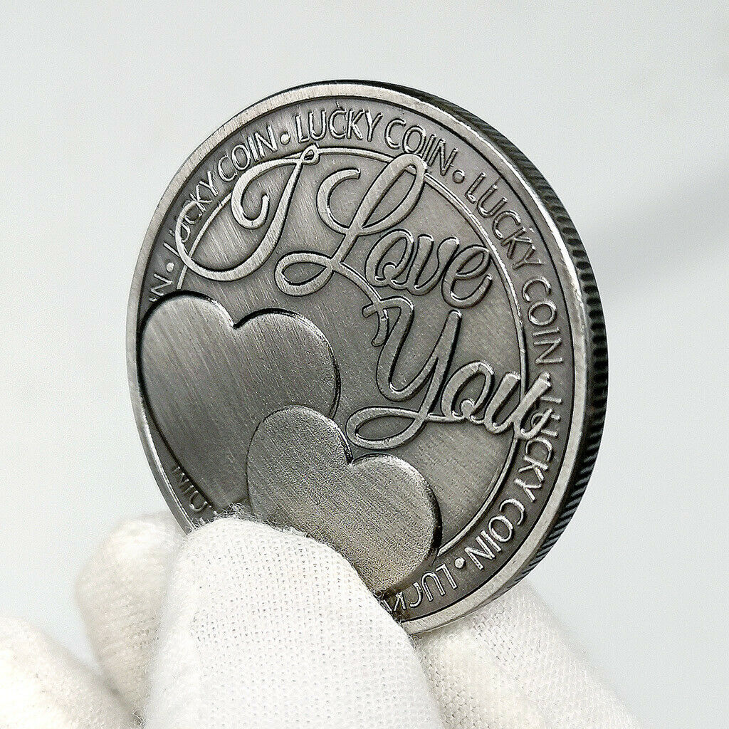 Romantic Couples Souvenir Coin Commemorative Coin Sentimental Love Lucky Coin