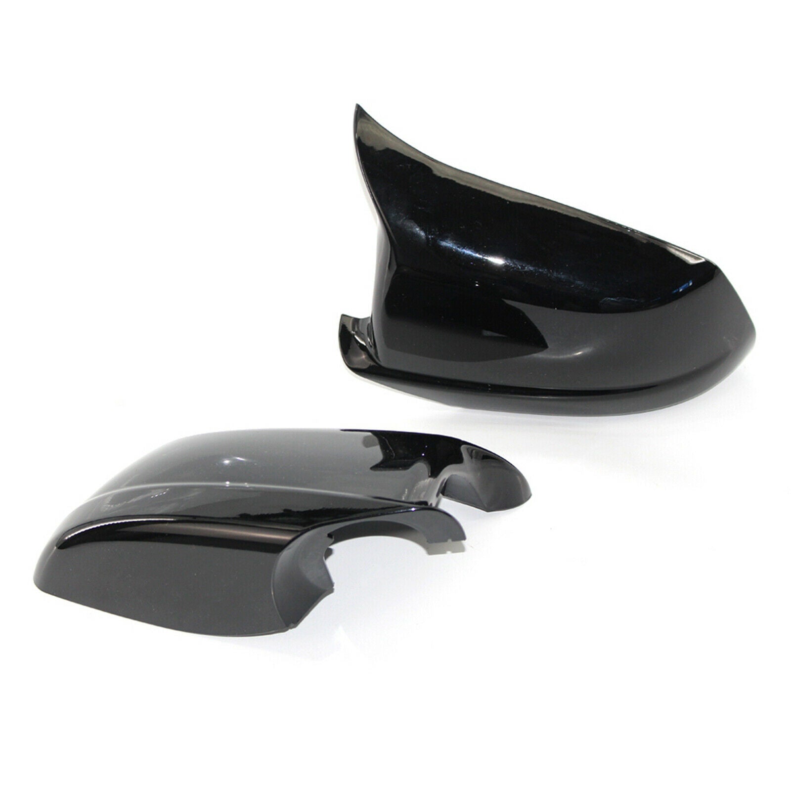 1Pair Side Rearview Wing Mirror Cover Trim Replace For BMW 5Series F10 11-13
