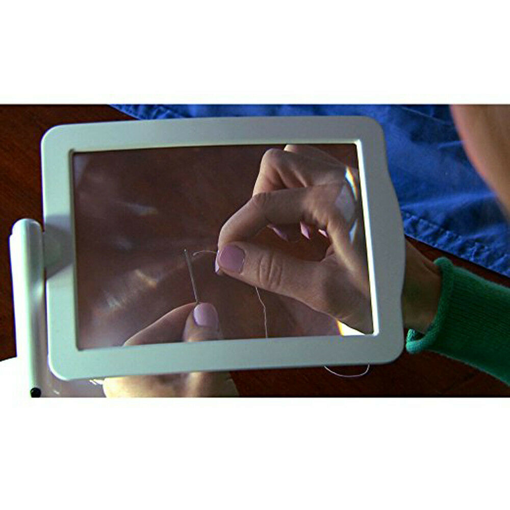 Adjustable LED Screen Page Magnifier Brighter Reading Screen Viewer Hands-Free