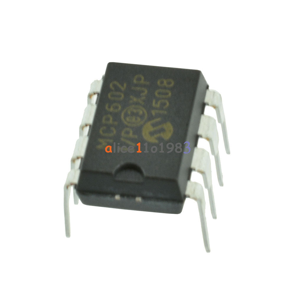 5pcs MCP602-I/P IC OPAMP DUAL SNGL 8-DIP GOOD