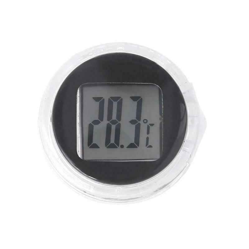 Digital Thermometer Motorbike Interior Watches Instrument Accessories Waterproof
