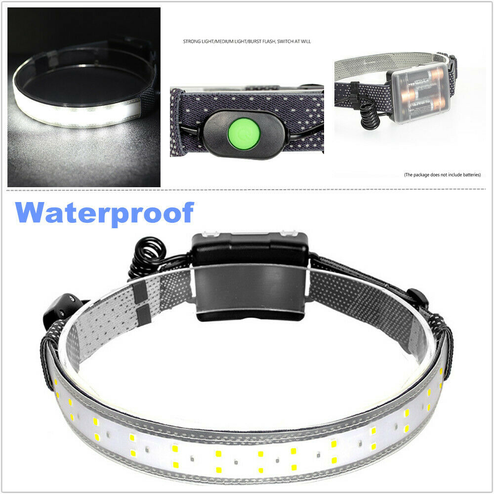 Soft Light Headlamp Ring Outdoor Waterproof Headlight Fishing Lamp Head Torch