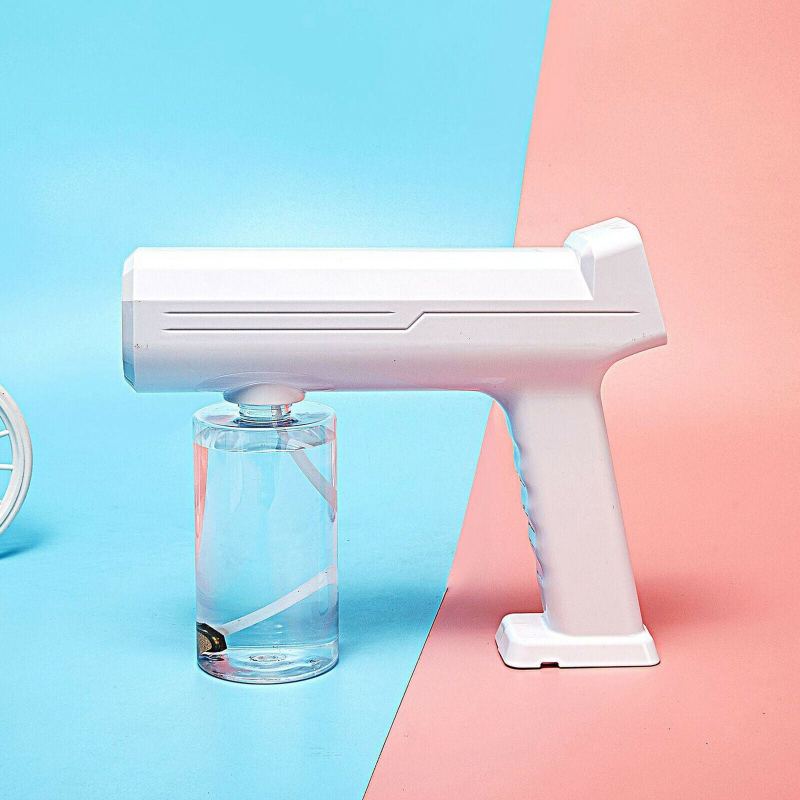 USB Cordless 10W Sanitizer Spray Sprayer 300ml Fogger Gun Outdoor CarWhite