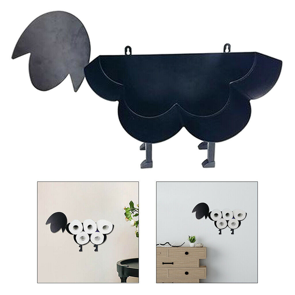 Novelty Sheep Toilet Paper Holder Storage Organizer Home Bath Room Decor