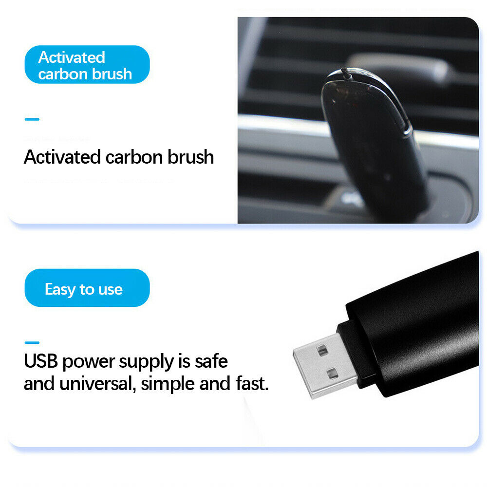 Portable Air Purifiers USB Car Negative Ion Generator Peculiar Smell Eliminator